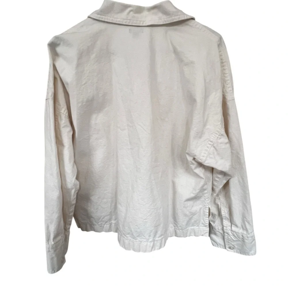 J.Crew Ivory Button-Up Blouse - Picture 2 of 5